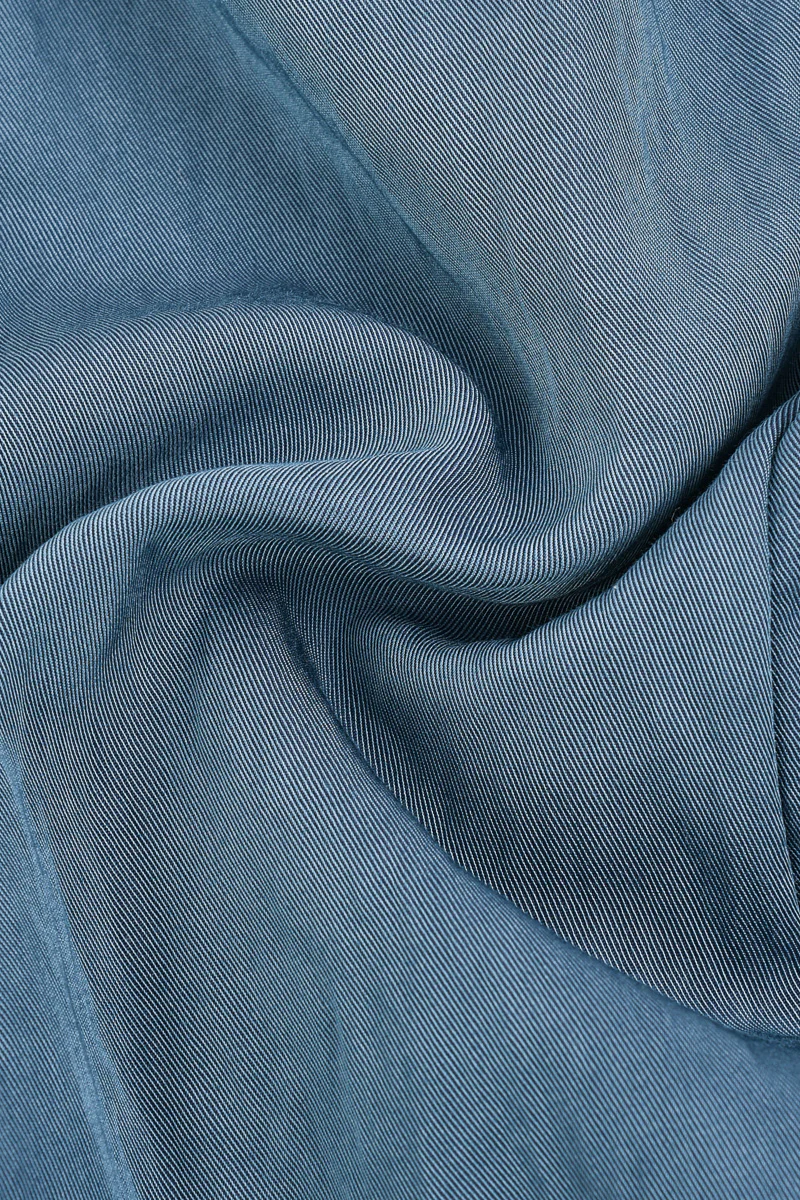 חצאית מקסי חלקים BLUE - Image 4
